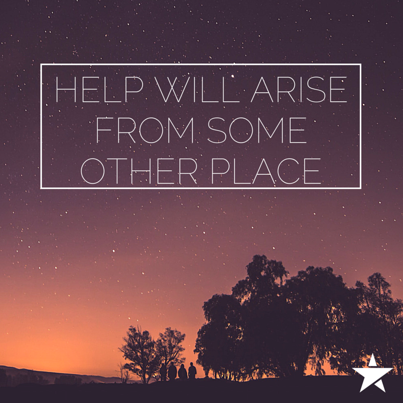 Hope will Arise from Some other place