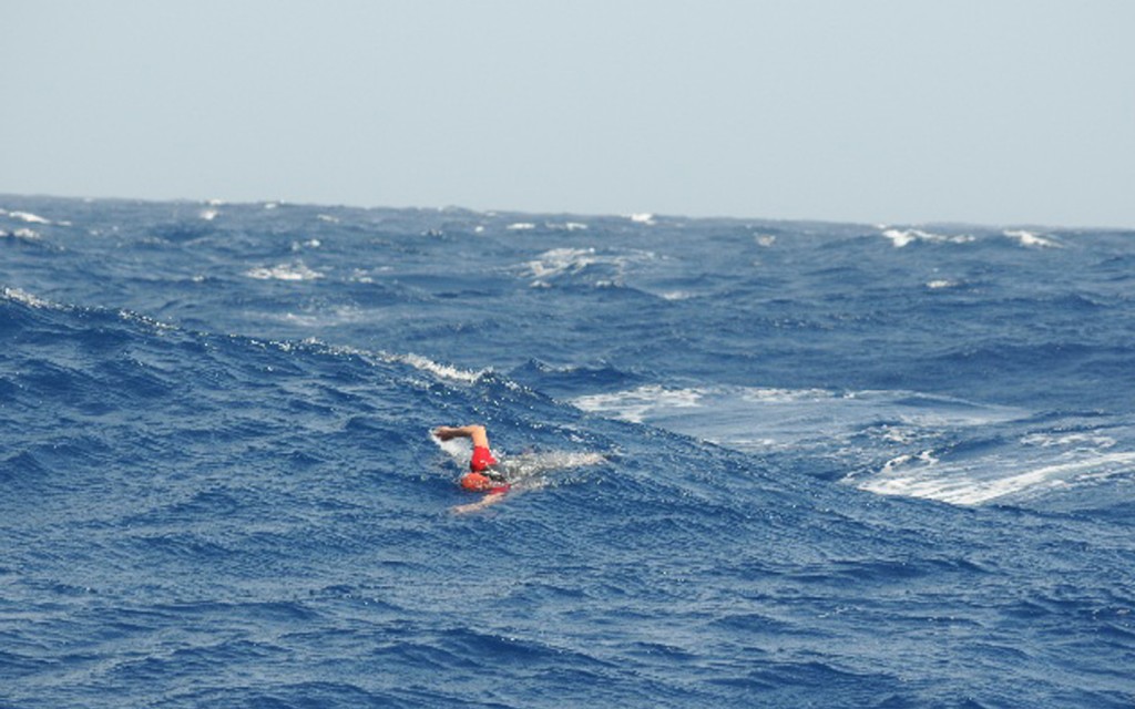 swimming ocean