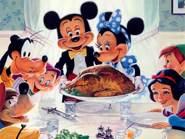 Disney-Thanksgiving-inspired-by-Painting-of-Norman-Rockwell